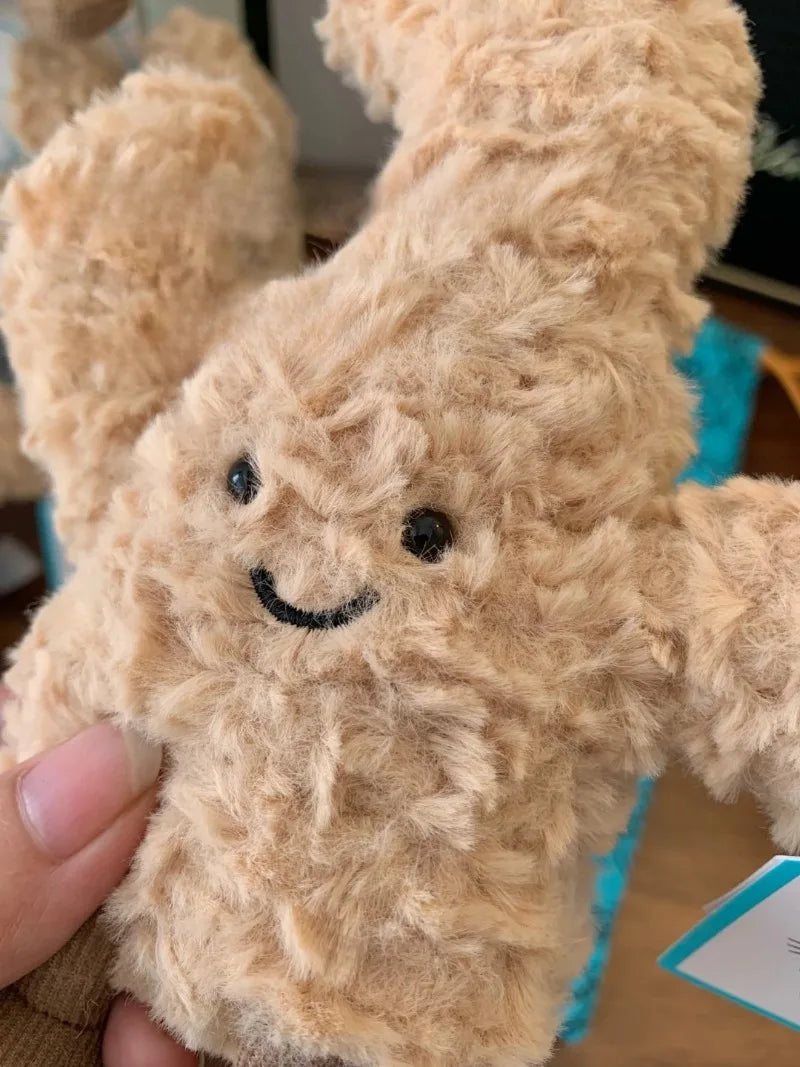 Jellycat With Tags JELLYCAT New Fun Ginger Baby Cute Plush Toy Soothing Good Thing Ginger Nearly Stuffed Doll Holiday Gift Cute
