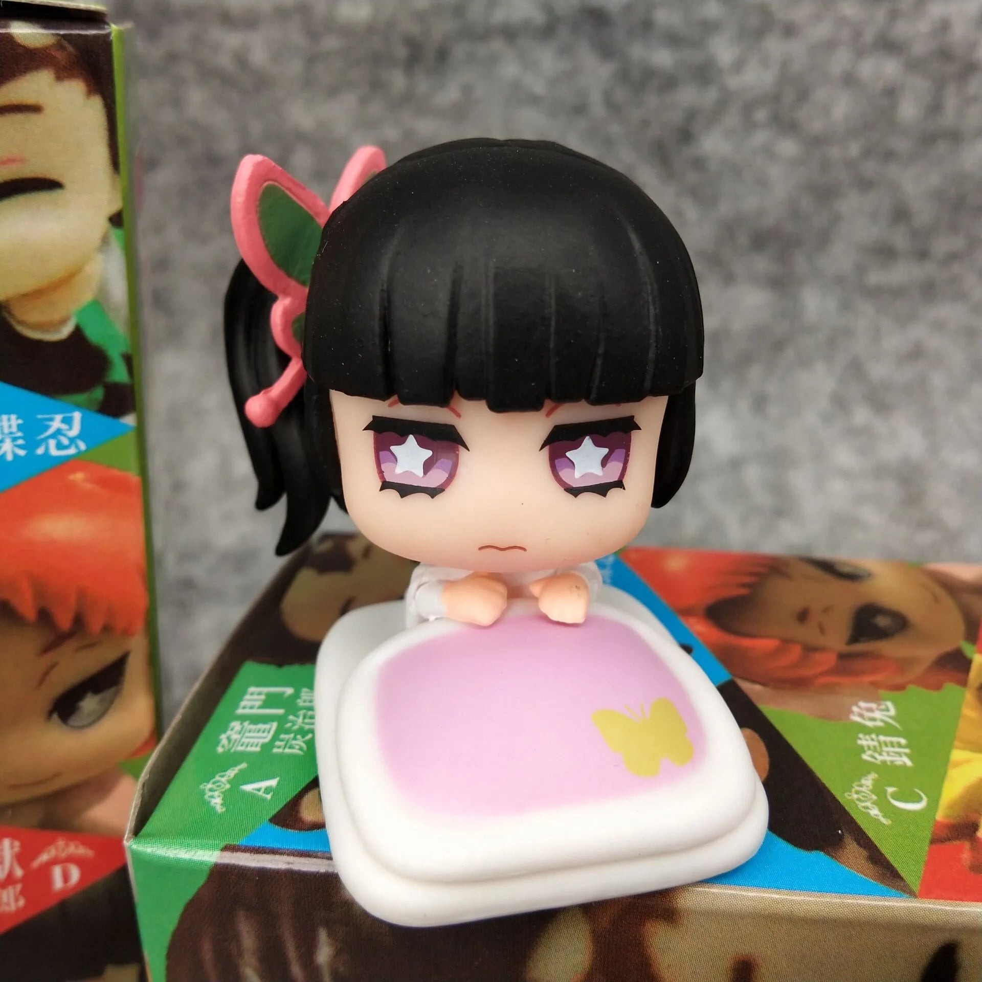 Animation Demon Slayer Sleep series toy Kamado Tanjirou Toy figure Tsuyuri Kanao Model Rengoku Kyoujurou Case Kochou Shinobu