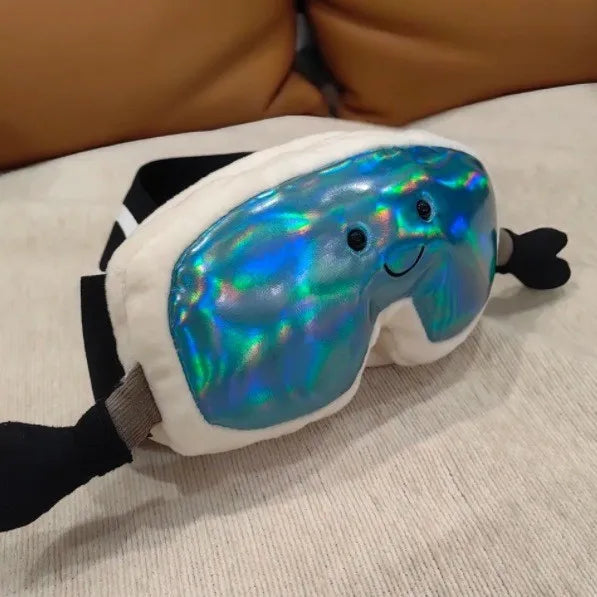 Jelly Cat 11cm Ski Goggles Sports Cute Plush Dolls Can Wear Ski Goggles Cat And Dog Headgear Interactive Plush Toy Pet Gifts