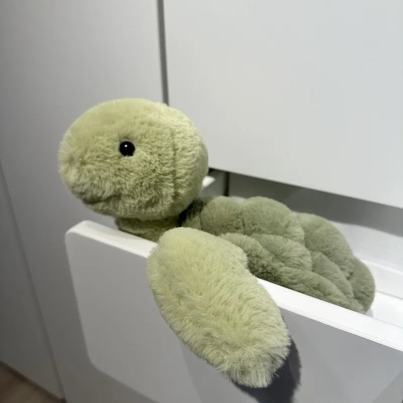 jelly cat 28cm Turtle Plush Doll Creative Companion Plush Toy Doll Simulation Turtle Pet Toy Children'S Holiday Gift
