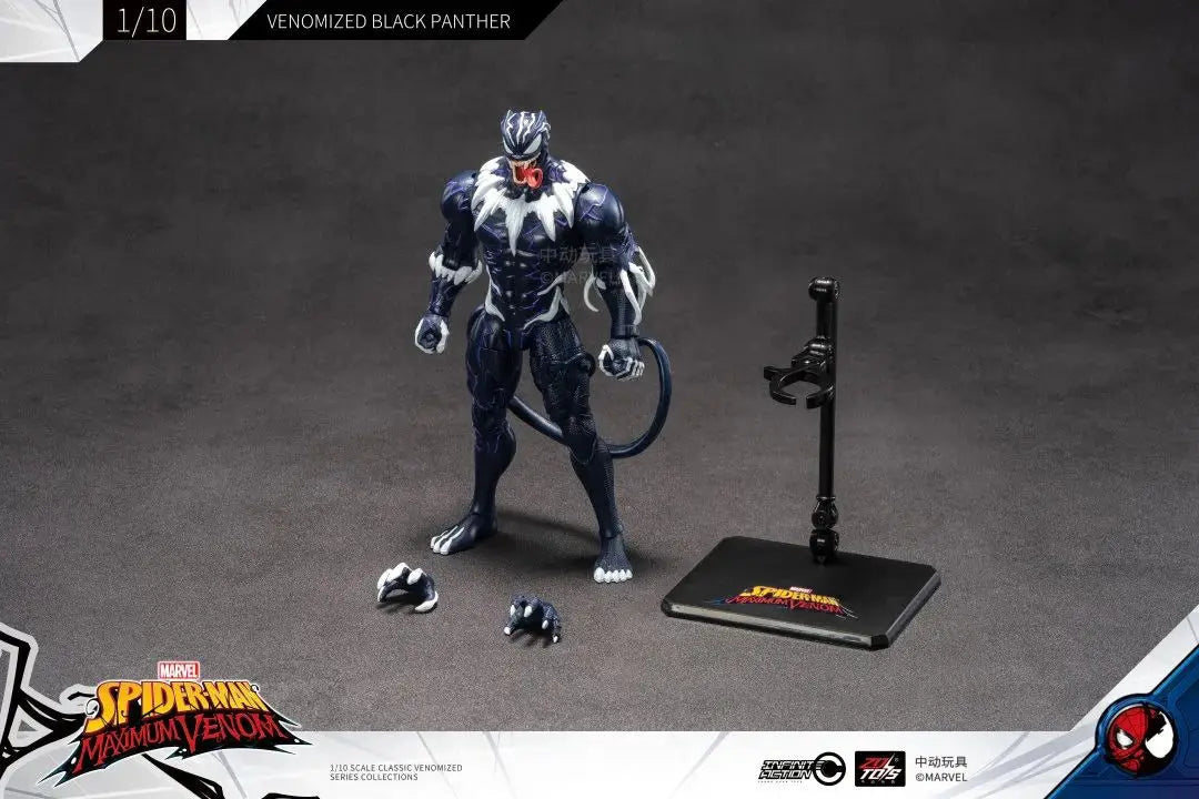 ZD Original Venom Parasitic Iron Man Thanos Symbiote Captain America Black Panther 1/10 Marvel legends Action Figure Anime Toy