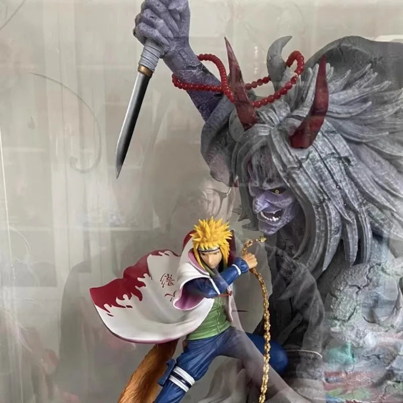 23cm Anime Naruto Figure Namikaze Minato Action Figures Yondaime Hokage GK PVC Model Collection Desk Decor for Gift Toy