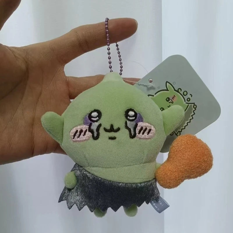 New Cartoon Character Usagi Take The Chicken Leg Key Ring Cute Chiikawa Hachiware Keychains Backpack Keychain Accessories Gifts
