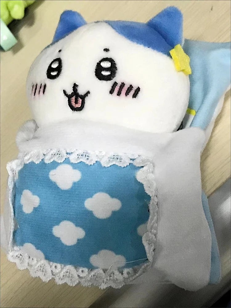 Cute Sleeping Bag Chiikawa Baby Sleeping Bag Cotton Plush Doll Chiikawa Plush Keychain Bag Pendant Decorative Plush Toy Gift
