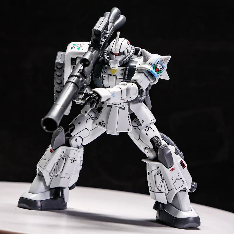 ZAKU Warrior GTO White Devil And ZEONO ZGMF-1000 HG1/144 Assemble The Model Action Figure Ornament Toy Gift Collectible