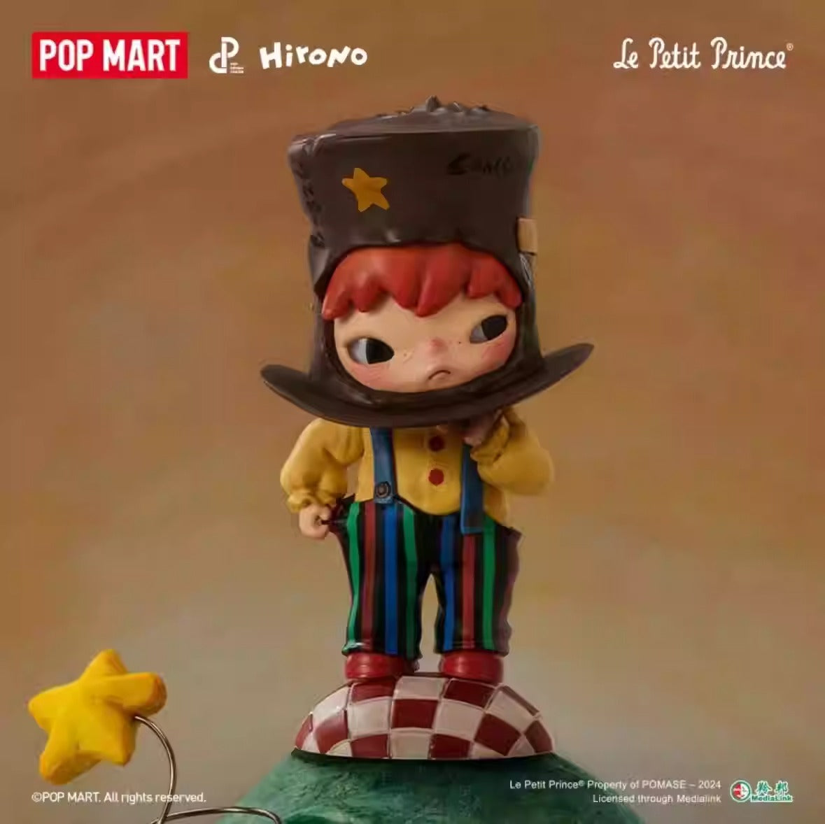 POPMART Pop Mart Hirono×Le Petit Prince series blind box Little Prince