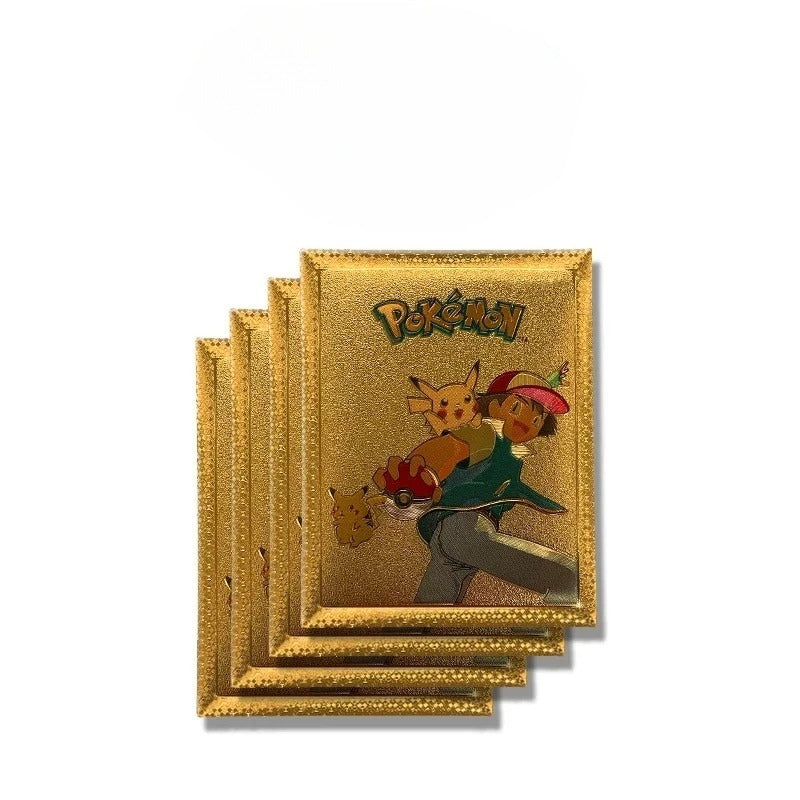 10Pcs Pokemon Cards German Spanish French English Vmax GX Color Energy Card Pikachu Rare Collection Battle Trainer Boys Gift