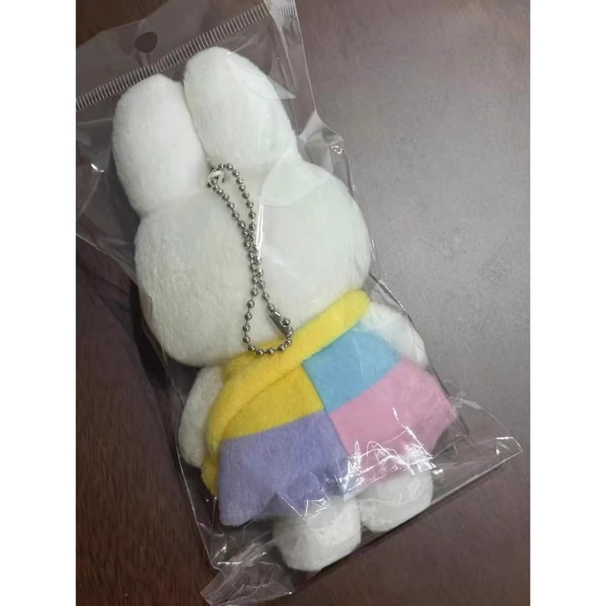 Japanese cute miffy color matching skirt yellow small bag doll pendant peripheral pendant cute