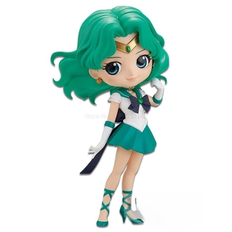 Hot Bandai Figuarts Qposket Toys Sailor Moon Cosmos Tsukino Usagi Eternal Sailor Moon Anime Action Figures Model Collection Gift