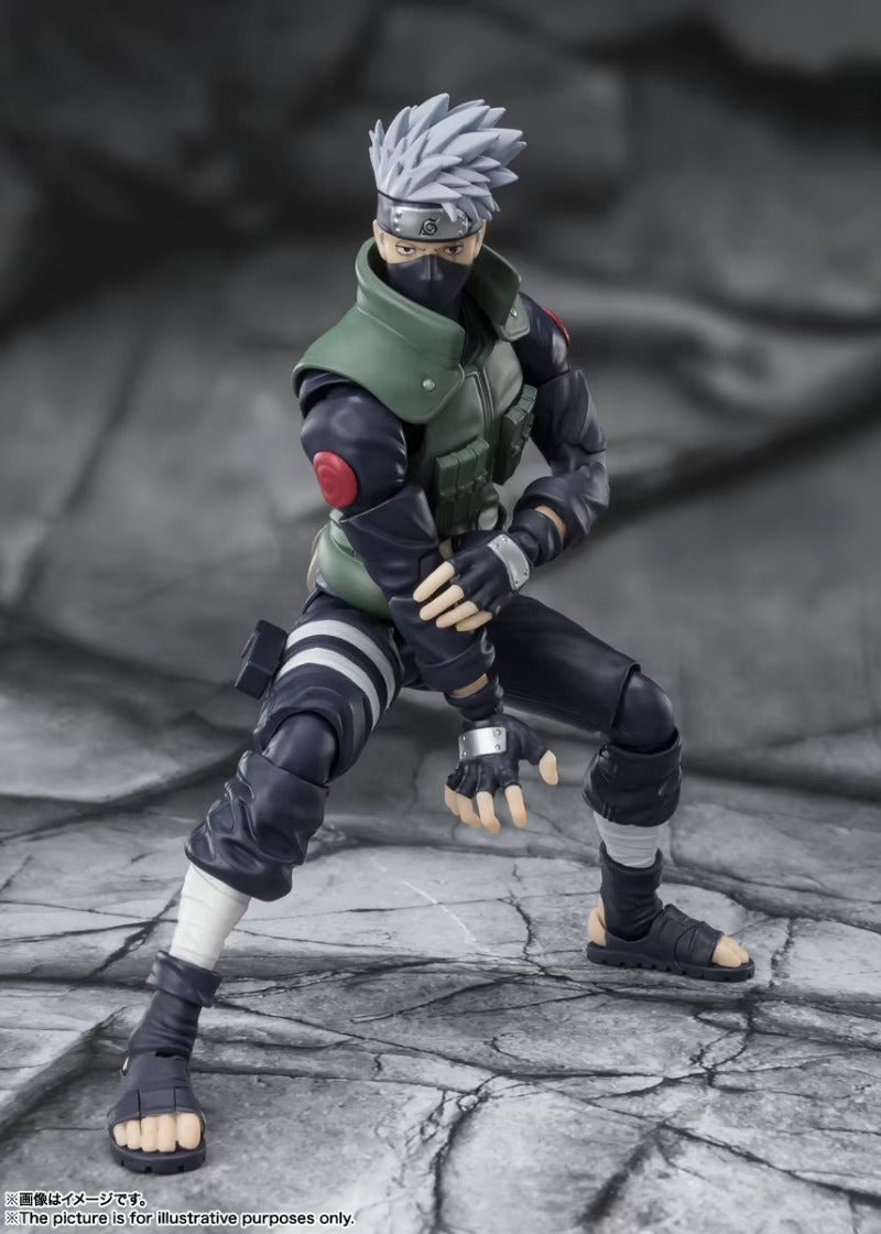 Naruto Hatake Kakashi Figure SHFiguart Shippūden Kakashi 2.0 The Hero of Sharingan Action Figure Model Anime Toys Christmas Gift