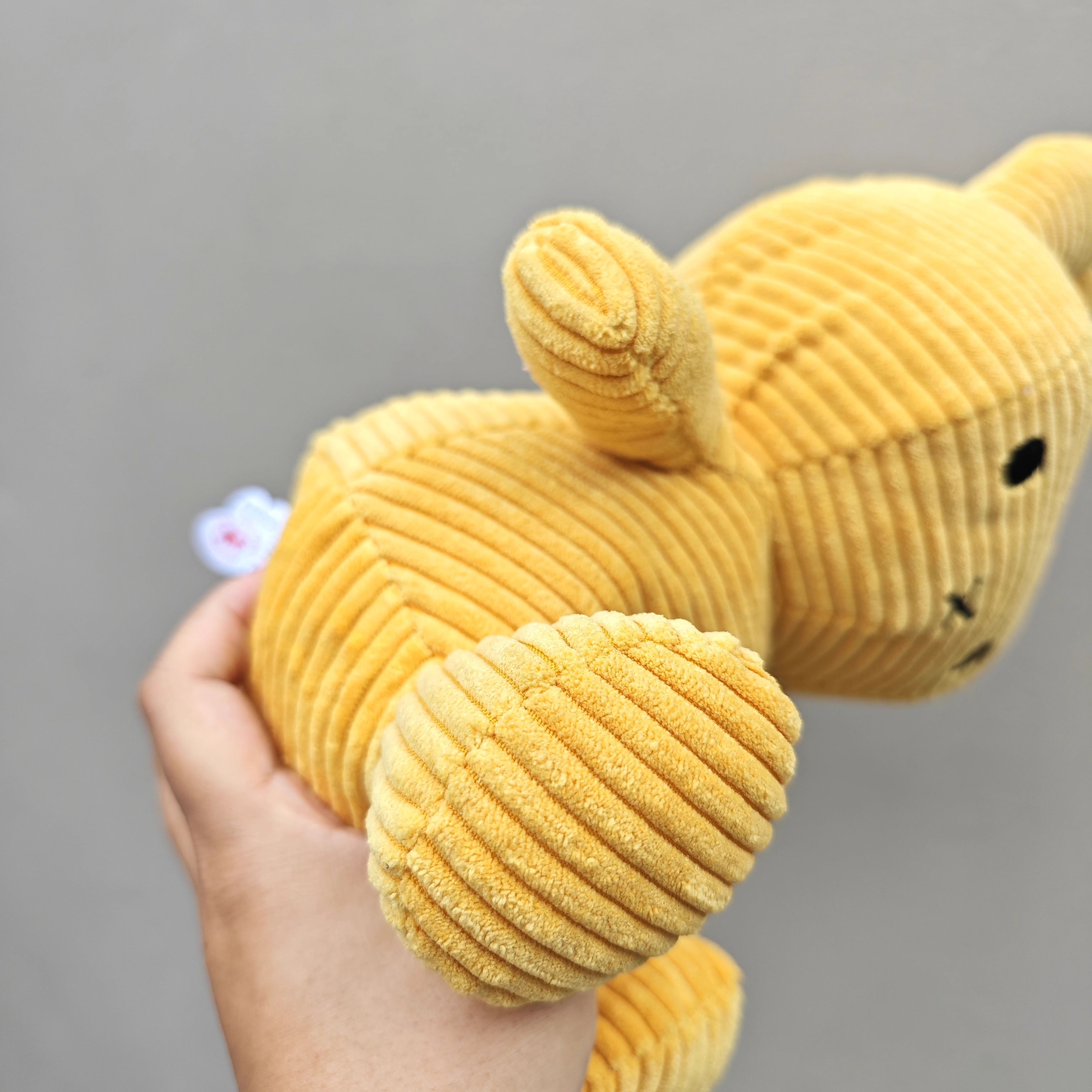 23cm Exported to the Netherlands MI corduroy rabbit doll collection to accompany the bed doll comfort doll does not shed hair