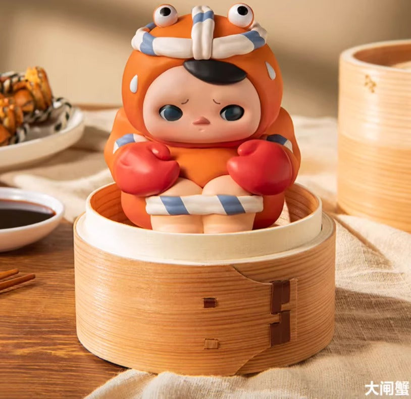 POPMART PUCKY Biqi Elf Food Restaurant Series Figures Blind Box Gift Ornaments