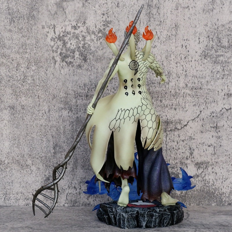 34cm Anime NARUTOU GK Uchiha Obito Nohara Rin Action Figure PVC Collection Model Ornaments Toys Desktop Decoration Toy For Gifts