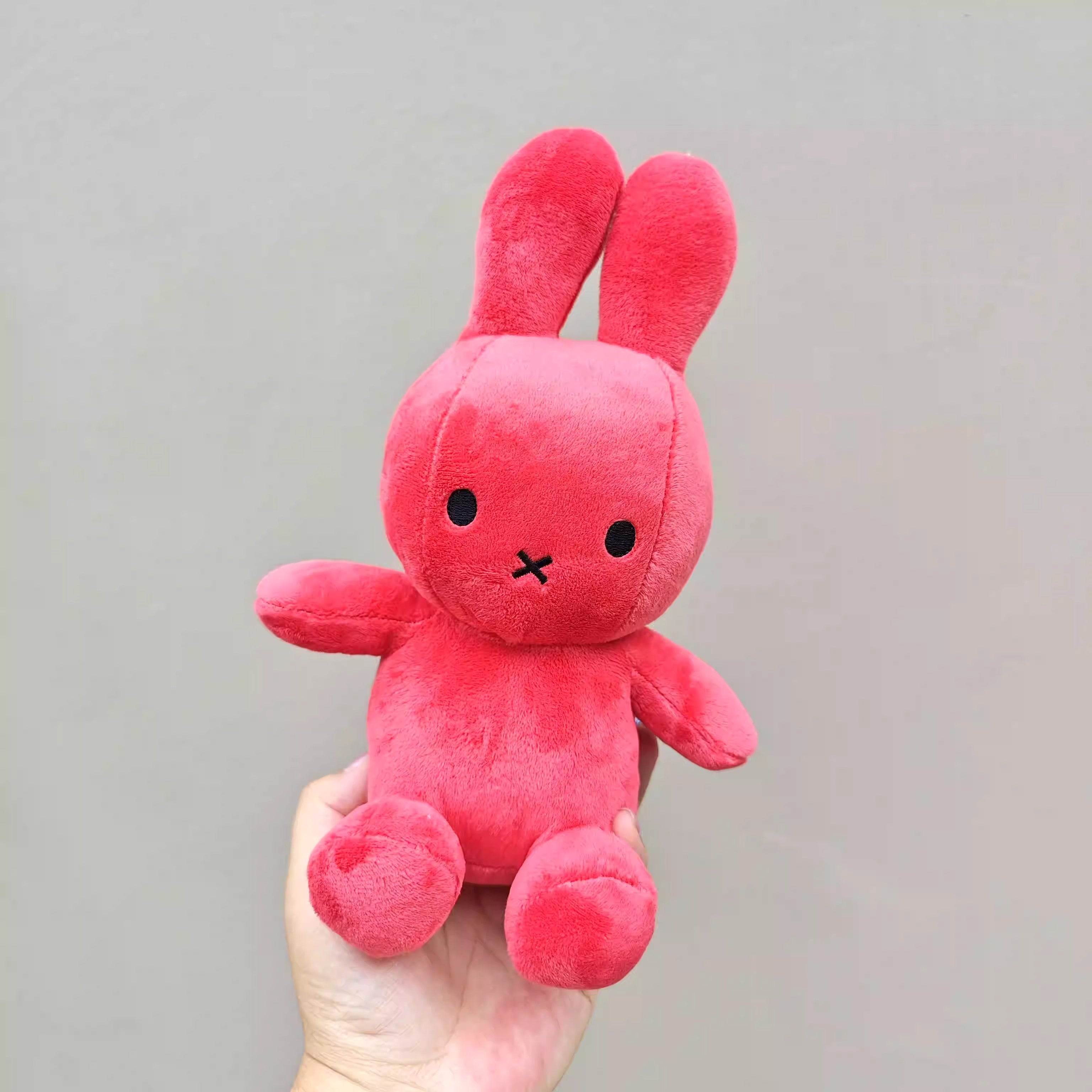 23cm Exported to the Netherlands MI corduroy rabbit doll collection to accompany the bed doll comfort doll does not shed hair