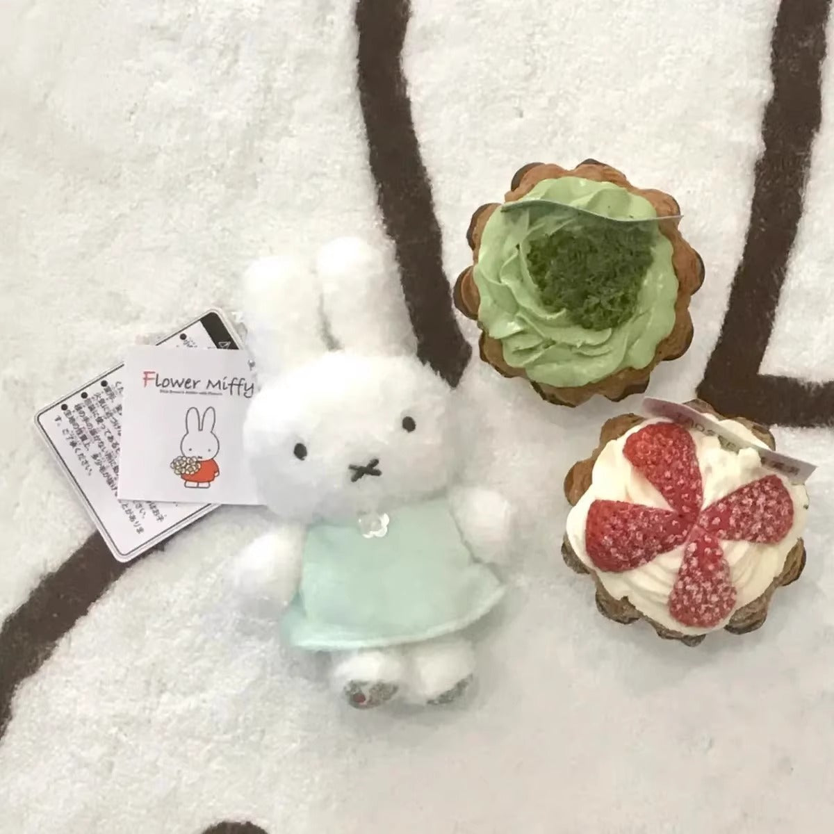 Japanese cute miffy flower house Miffy doll pendant surrounding pendant cute