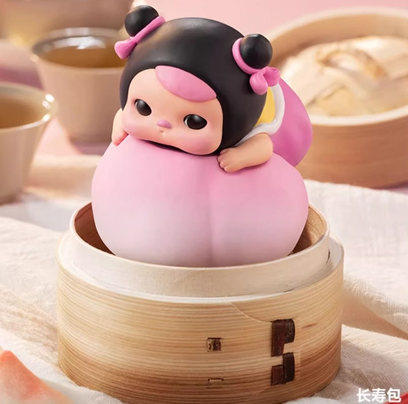 POPMART PUCKY Biqi Elf Food Restaurant Series Figures Blind Box Gift Ornaments