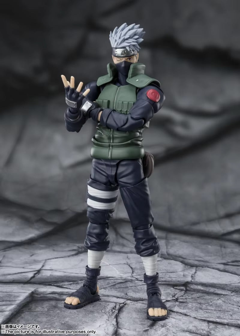 Naruto Hatake Kakashi Figure SHFiguart Shippūden Kakashi 2.0 The Hero of Sharingan Action Figure Model Anime Toys Christmas Gift