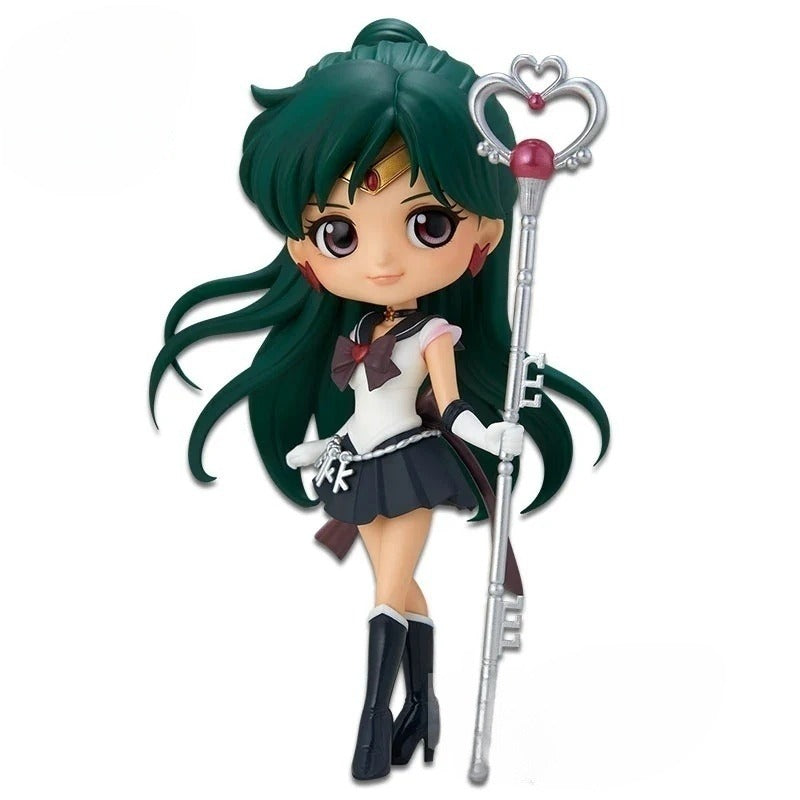 Hot Bandai Figuarts Qposket Toys Sailor Moon Cosmos Tsukino Usagi Eternal Sailor Moon Anime Action Figures Model Collection Gift