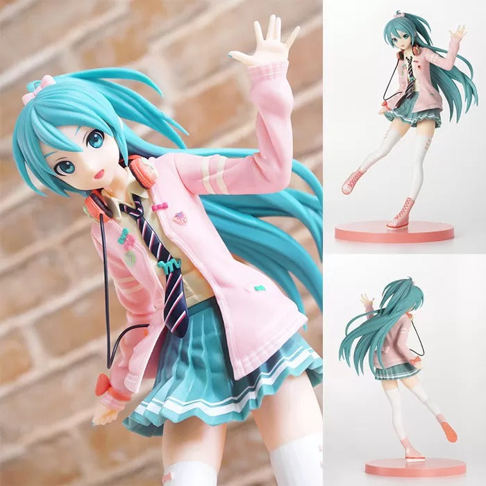 Hatsune Miku Project DIVA Arcade Future Tone Hatsune Miku SPM Figure Ribbon Girl Ver 24cm Model Toy Figure