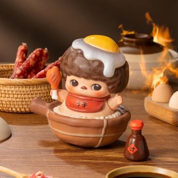 POPMART PUCKY Biqi Elf Food Restaurant Series Figures Blind Box Gift Ornaments