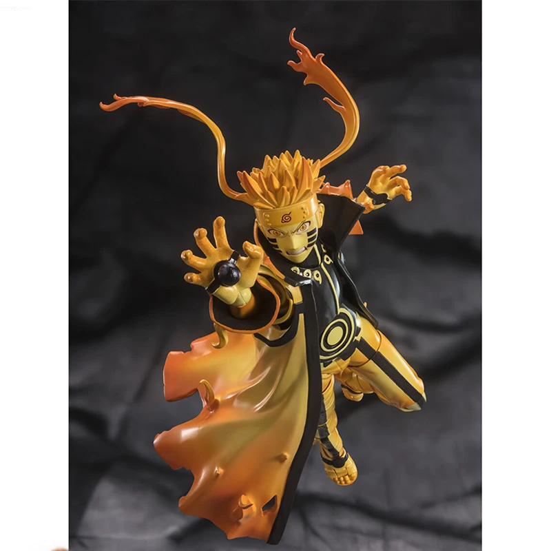 Anime Shf Uzumaki Naruto Action Figure Naruto Kurama Link Mode Courageous Strength That Binds Figurine PVC Model Toys Collection