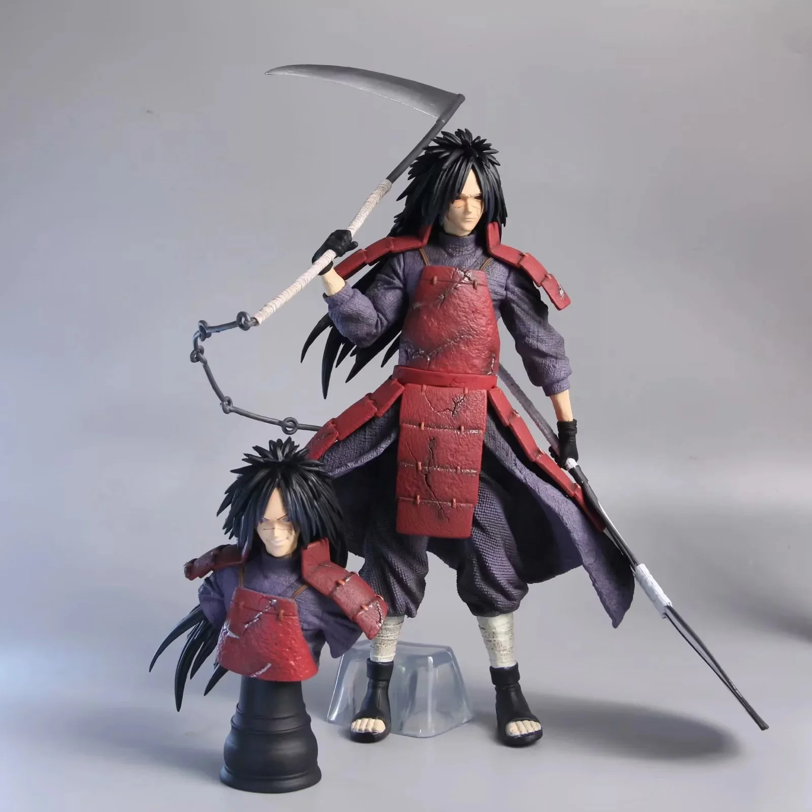 10.62in/27cm Anime Naruto Figure Uchiha Madara Fgiure Senju Hashirama Figure PVC Action Figures Collection Model Toys Gifts