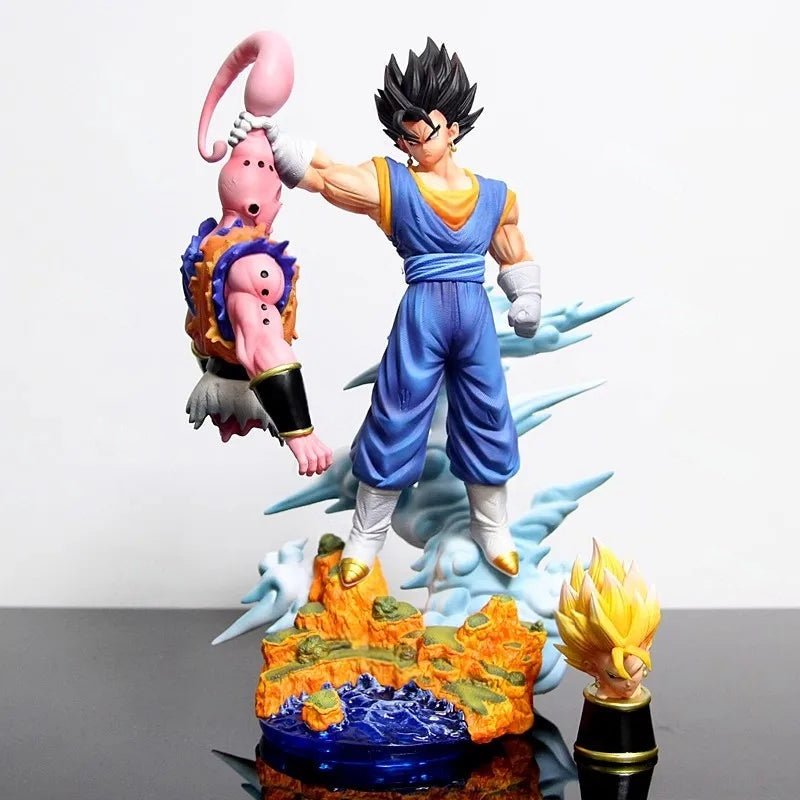 Anime Dragon Ball Son Goku Figure Super Saiyan Goku Vs Majin Buu Action Figures Statue Collection Model Kids Toys Birthday Gifts