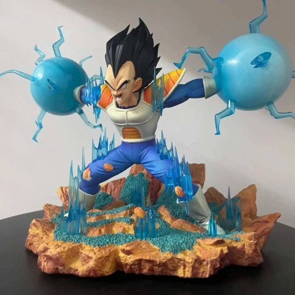 22cm/8.66in Anime Dragon Ball Z Figure Super Saiyan Majin Vegeta Action Figures PVC Statue Collection Model Toys Birthday Gifts