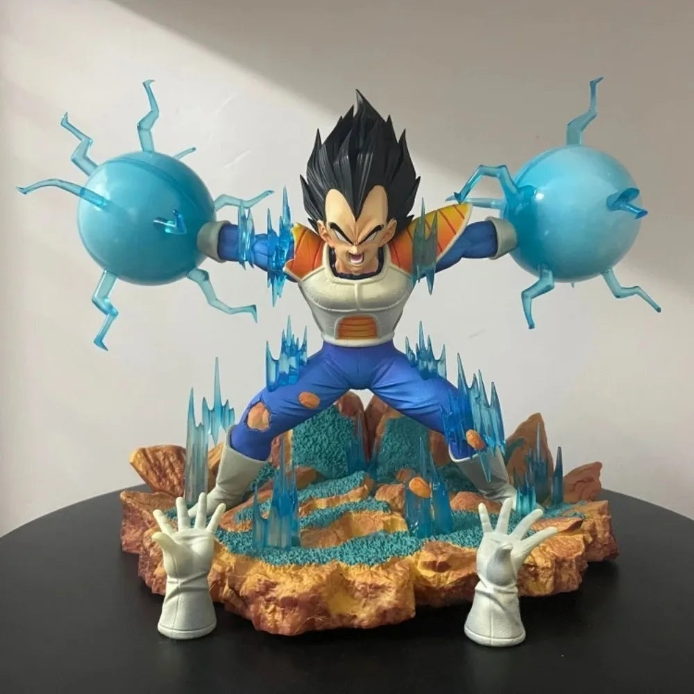 22cm/8.66in Anime Dragon Ball Z Figure Super Saiyan Majin Vegeta Action Figures PVC Statue Collection Model Toys Birthday Gifts