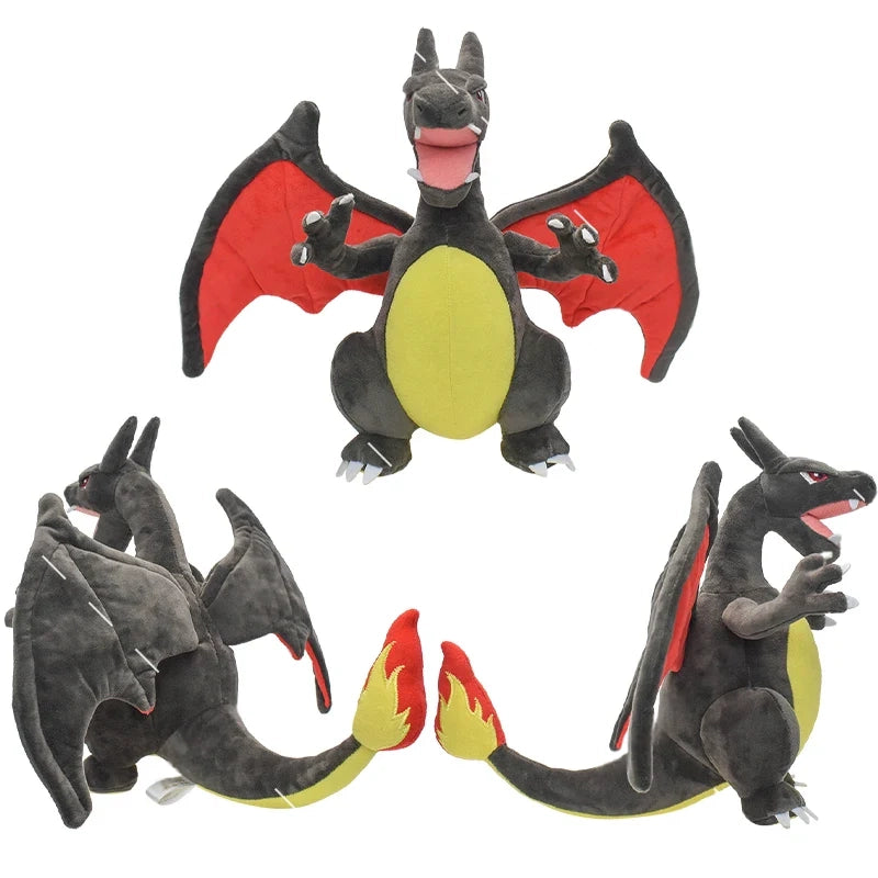 Pokemon Plush Shiny Gyarados Charizard Mega Rayquaza Hisuian Zorua Ho-Oh Lucario Butterfree Anime Stuffed Peluche Kids Xmas Gift
