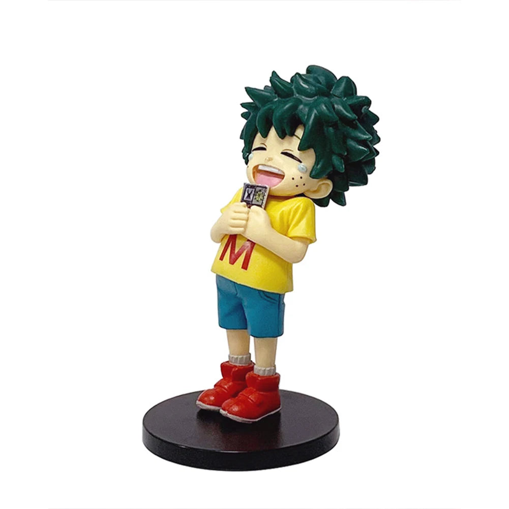 Cute MHA Q-Version Figure – Katsuki Bakugo & Midoriya Izuku Anime Heroes PVC Action Model Collectible Toy Gift for Fans