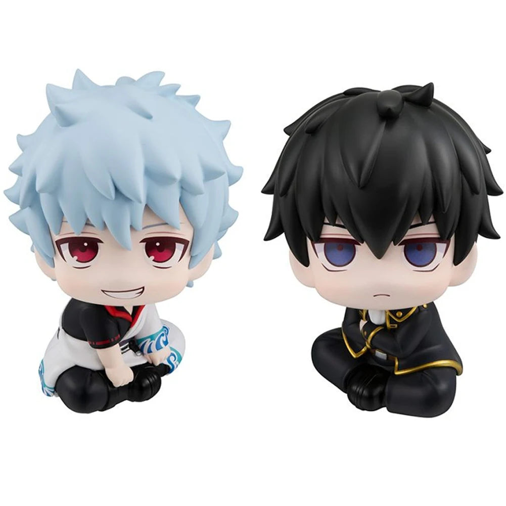 Gintama Look Up Anime Figure – Sakata Gintoki / Hijikata Toushirou | 10cm Q-Version PVC Collectible Model Toy Gift