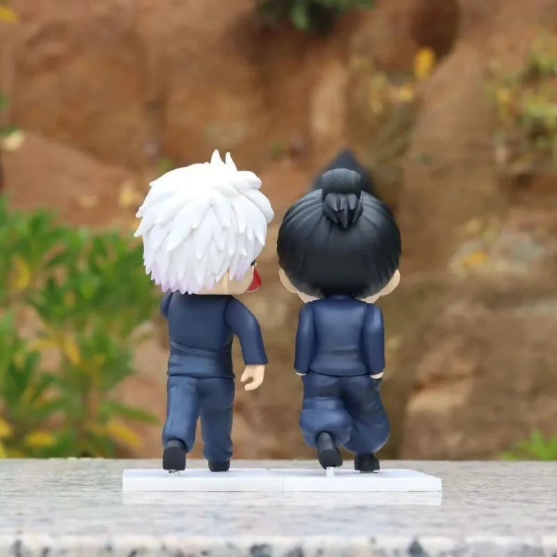 Jujutsu Kaisen Q Version Figures – Satoru Gojo & Suguru Geto PVC Action Statue Collectible Display Model Toys Gift