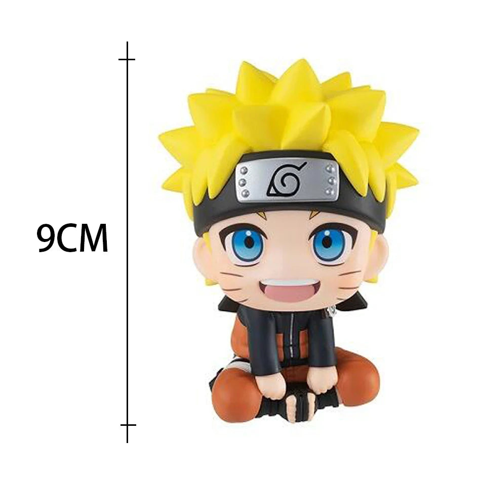 Naruto Anime Mini Figures – Naruto, Sasuke, Kakashi, Itachi | 9cm Cute Chibi PVC Action Model Collectible Toys