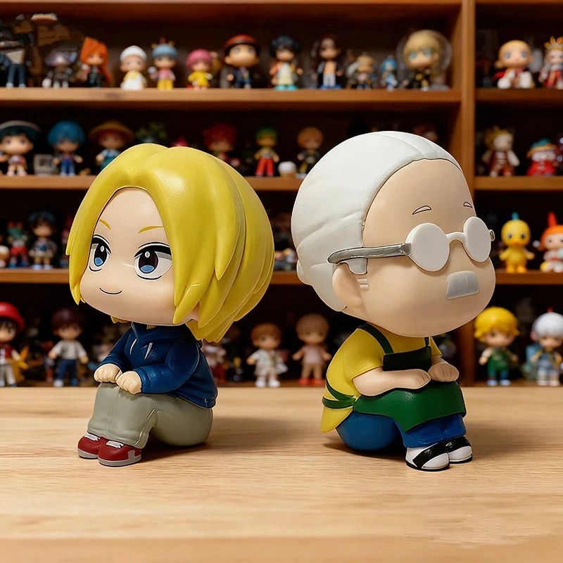 Sakamoto Days “Look Up” Anime Figures | Shin Asakura & Taro Sakamoto Q Version PVC Collectibles