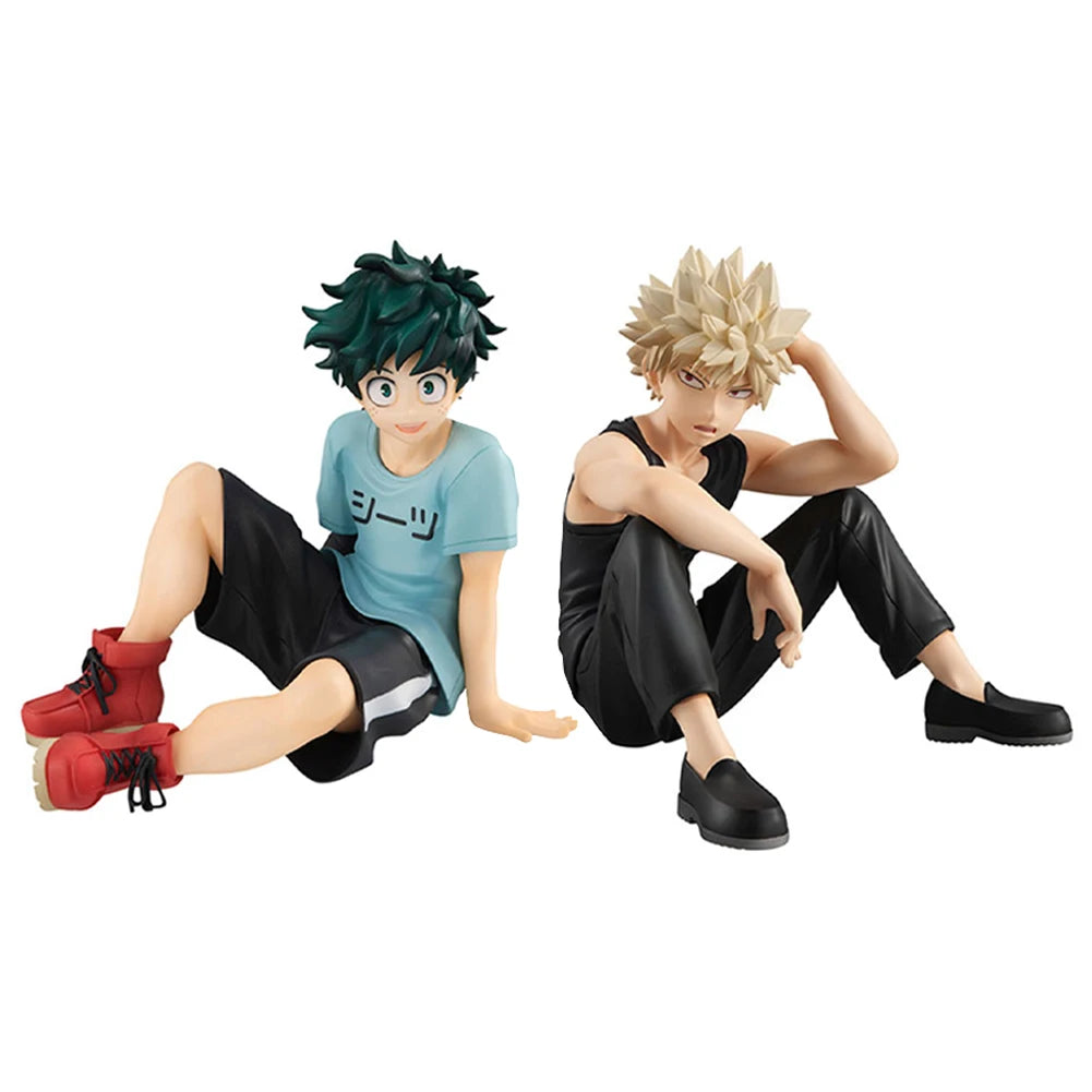 Anime MHA Heroes Figure Set – Todoroki Shoto, Midoriya Izuku & Bakugo Katsuki Cute PVC Action Model Toys Fan Collection Gifts