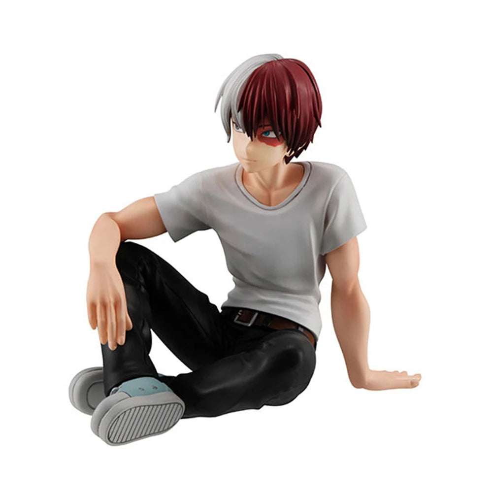 Anime MHA Heroes Figure Set – Todoroki Shoto, Midoriya Izuku & Bakugo Katsuki Cute PVC Action Model Toys Fan Collection Gifts