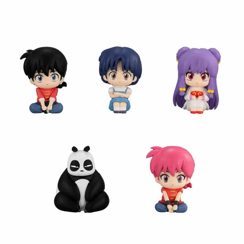 Ranma 1/2 Anime Figure Set | Ranma Saotome, Akane, Ryoga & Shampoo Mini PVC Collectibles