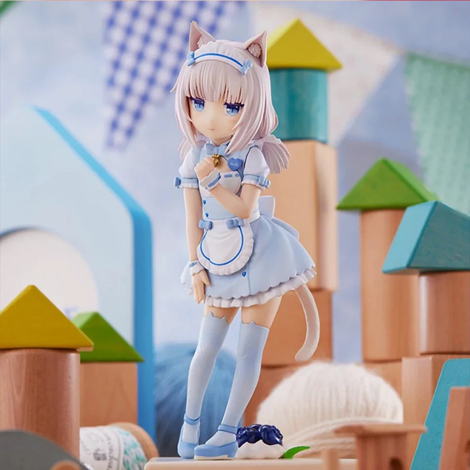 Nekopara Anime Figure – Chocola & Vanilla 18cm Cute Stand PVC Model | Catgirl Collectible Décor Gift