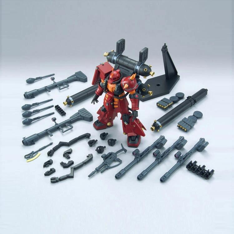 Psycho Zaku Thunder Universe Battlefront HG 1/144 Mech Assembly Model Kit Action Figures Desktop Decoration Gift Collectible