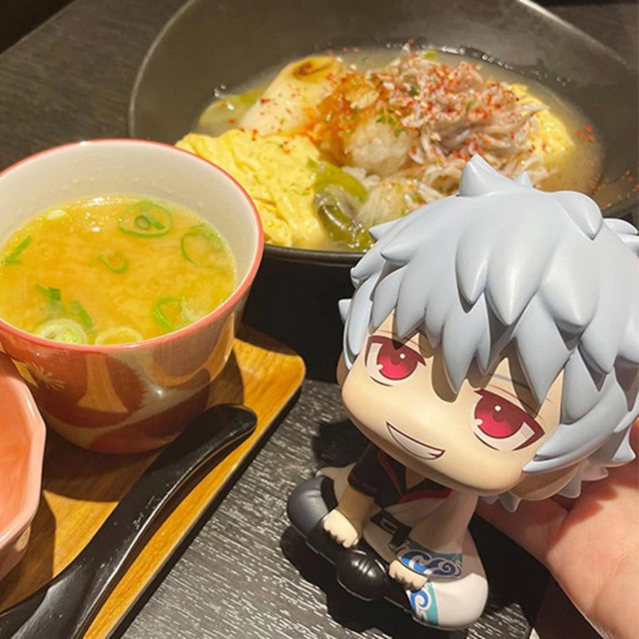 Gintama Look Up Anime Figure – Sakata Gintoki / Hijikata Toushirou | 10cm Q-Version PVC Collectible Model Toy Gift