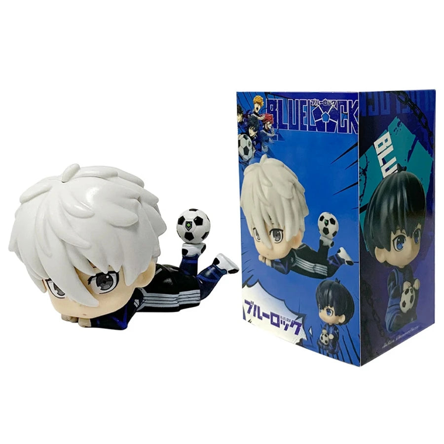 Blue Lock Q-Version Figures – Nagi Seishiro / Isagi Yoichi | 9cm Cute PVC Anime Collectible Model Toy Gift