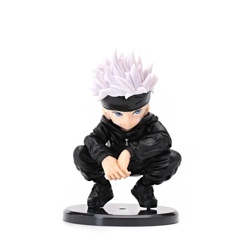 Cute Jujutsu Kaisen Figures – Gojo Satoru & Ryomen Sukuna PVC Mini Collectible Model Toys Gift for Anime Fans