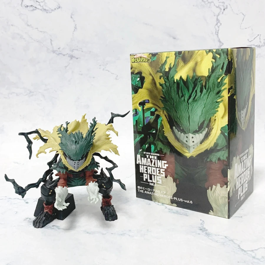 Blackening Midoriya Izuku Figure – 11cm MHA Anime PVC Action Model with All Might Collectible Toy