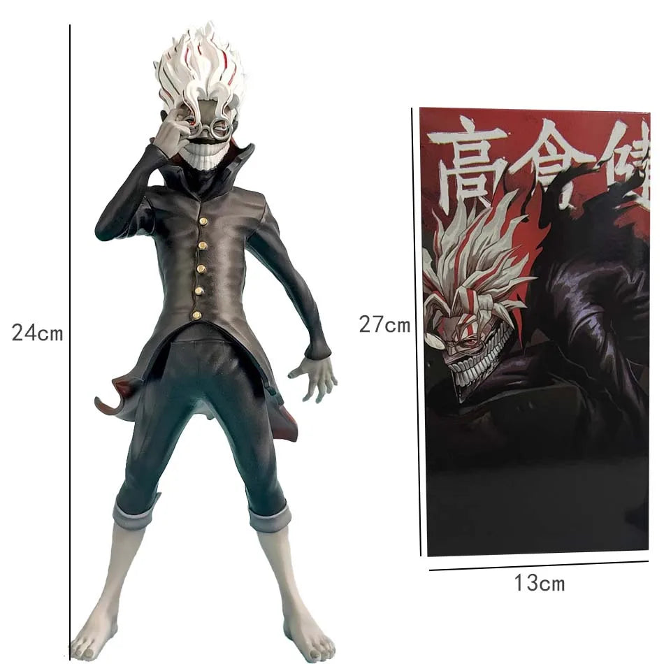 Dandadan Ken Takakura Anime Figure | 24cm Okarun Action Figurine | PVC Collectible Model Toy Gift for Fans