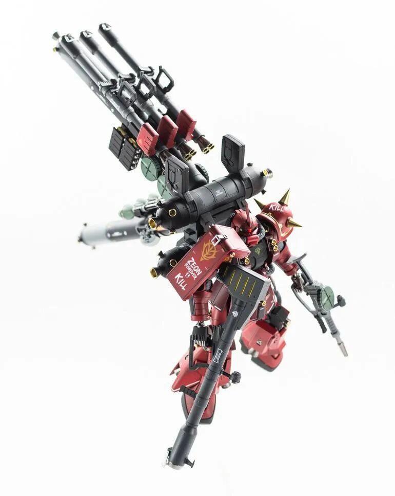Psycho Zaku Thunder Universe Battlefront HG 1/144 Mech Assembly Model Kit Action Figures Desktop Decoration Gift Collectible