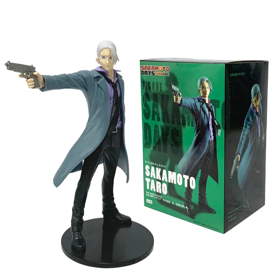 Sakamoto Days Anime Figure | 23cm Nagumo or Shin Action Figurine PVC Collectible Model Decor