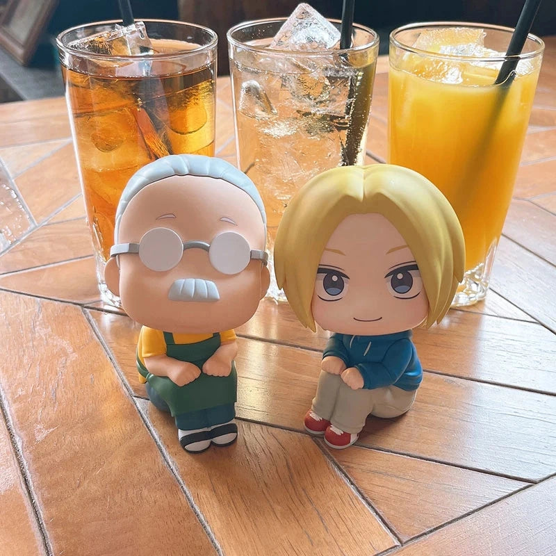 Sakamoto Days “Look Up” Anime Figures | Shin Asakura & Taro Sakamoto Q Version PVC Collectibles