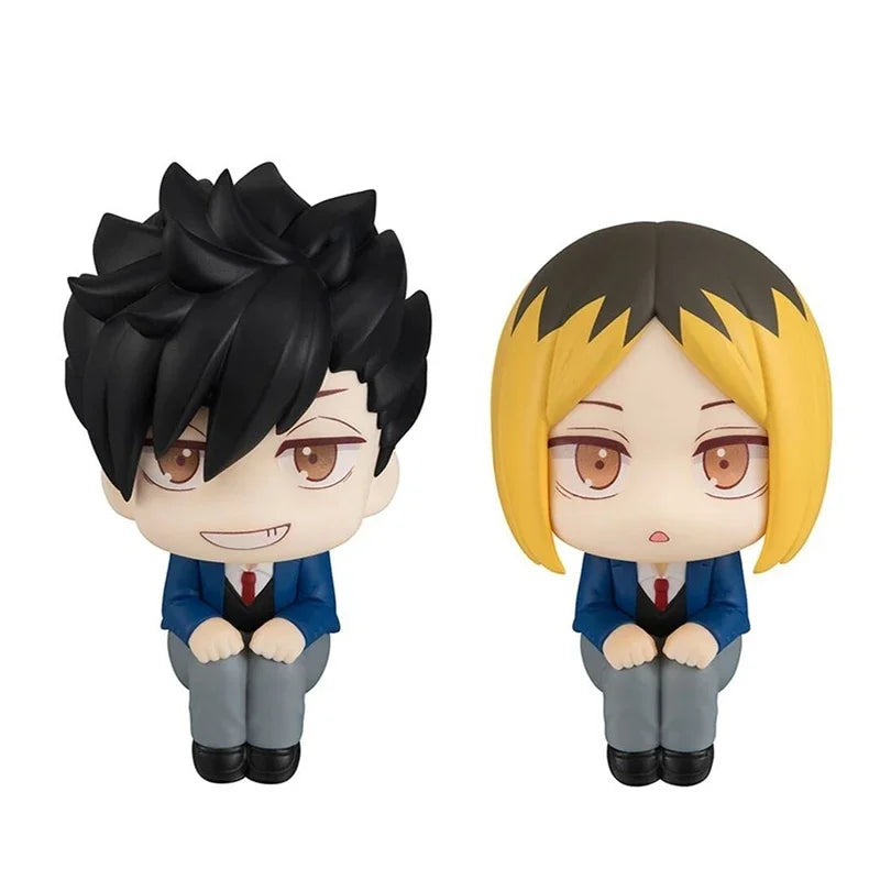 10cm Q Version Haikyuu Figure – Oikawa Tooru Look Up Anime Figure, Kuroo & Kozume Kenma PVC Collectible Doll Ornament Toy