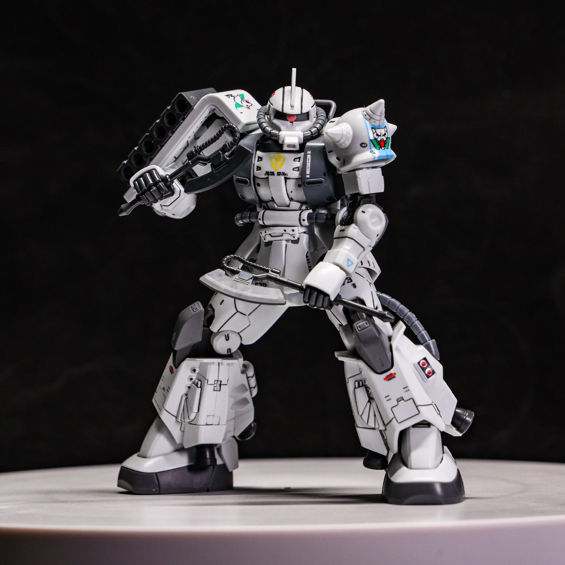 ZAKU Warrior GTO White Devil And ZEONO ZGMF-1000 HG1/144 Assemble The Model Action Figure Ornament Toy Gift Collectible